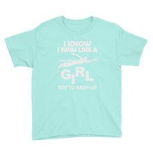 Swim Like a Girl Youth Short Sleeve T-Shirt