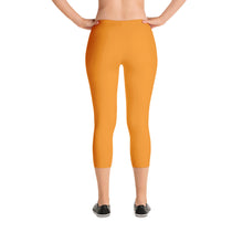 Orange Capri Leggings