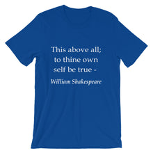 To thine own self be true t-shirt