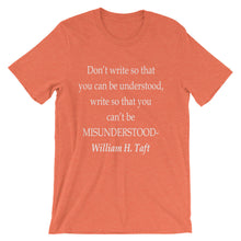 Write so you can't be misunderstood t-shirt