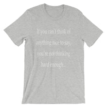 If you can't think of anything nice to say t-shirt