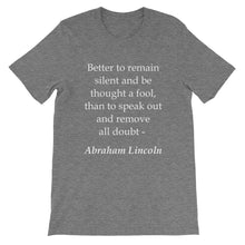 Better to remain silent t-shirt
