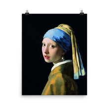 Girl with a pearl earring poster