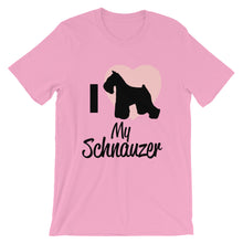 I Love My Schnauzer t-shirt