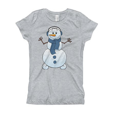 Girl's T-Shirt - Snowman.