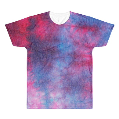 Tie Dye Sublimation men’s crewneck t-shirt