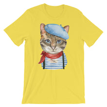 Artistic Cat Short-Sleeve Unisex T-Shirt