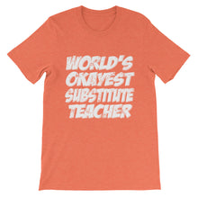 World's Okayest Substitute Teacher t-shirt