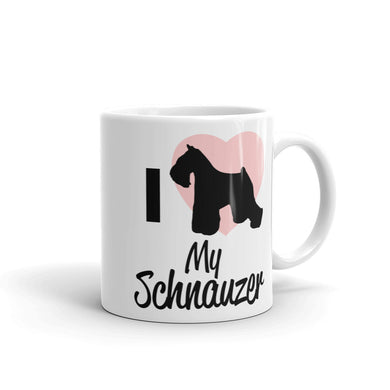 I Love My Schnauzer Mug