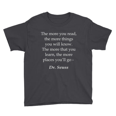 The More You Read Youth Short Sleeve T-Shirt