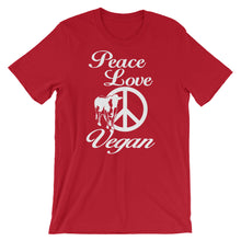Peace Love Vegan t-shirt