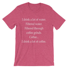 Water and Coffee t-shirt