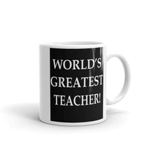 World's Greatest Teacher Mug