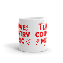 I Love Country Music Mug