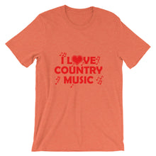 I Love Country Music t-shirt