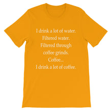 Water and Coffee t-shirt