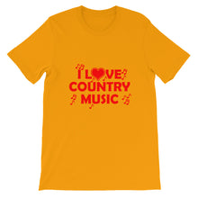 I Love Country Music t-shirt