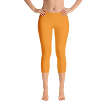 Orange Capri Leggings