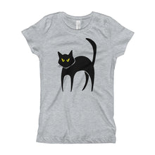 Girl's T-Shirt - Black Cat