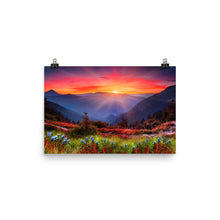 Sunset poster
