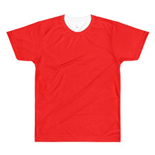 Red men’s crewneck t-shirt