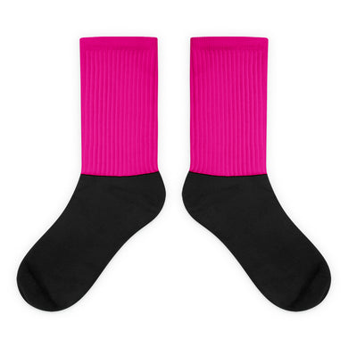 Magenta foot socks