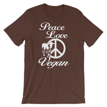 Peace Love Vegan t-shirt