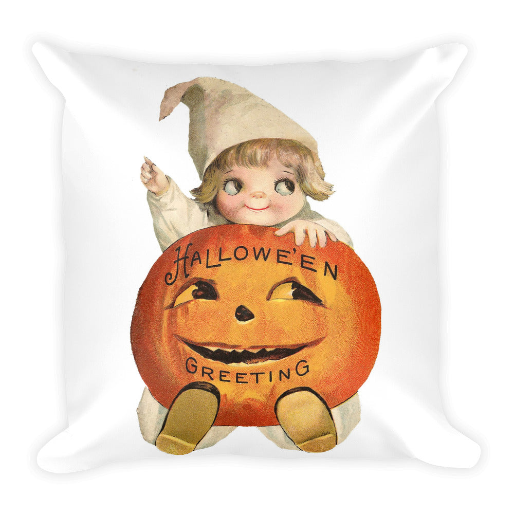 Vintage Halloween Pillow