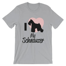 I Love My Schnauzer t-shirt