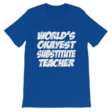 World's Okayest Substitute Teacher t-shirt