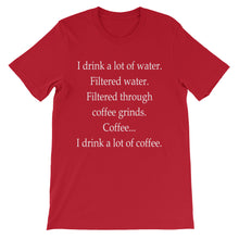 Water and Coffee t-shirt