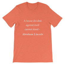A house divided t-shirt
