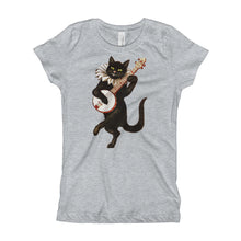 Girl's T-Shirt - Banjo Cat