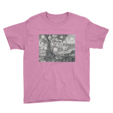 Starry Night Youth Short Sleeve T-Shirt