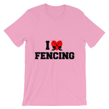 I Love Fencing t-shirt