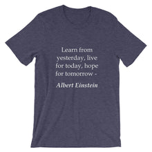 Learn from yesterday t-shirt