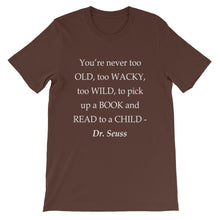 Read to a child t-shirt