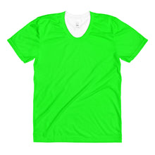 Green women’s crew neck t-shirt