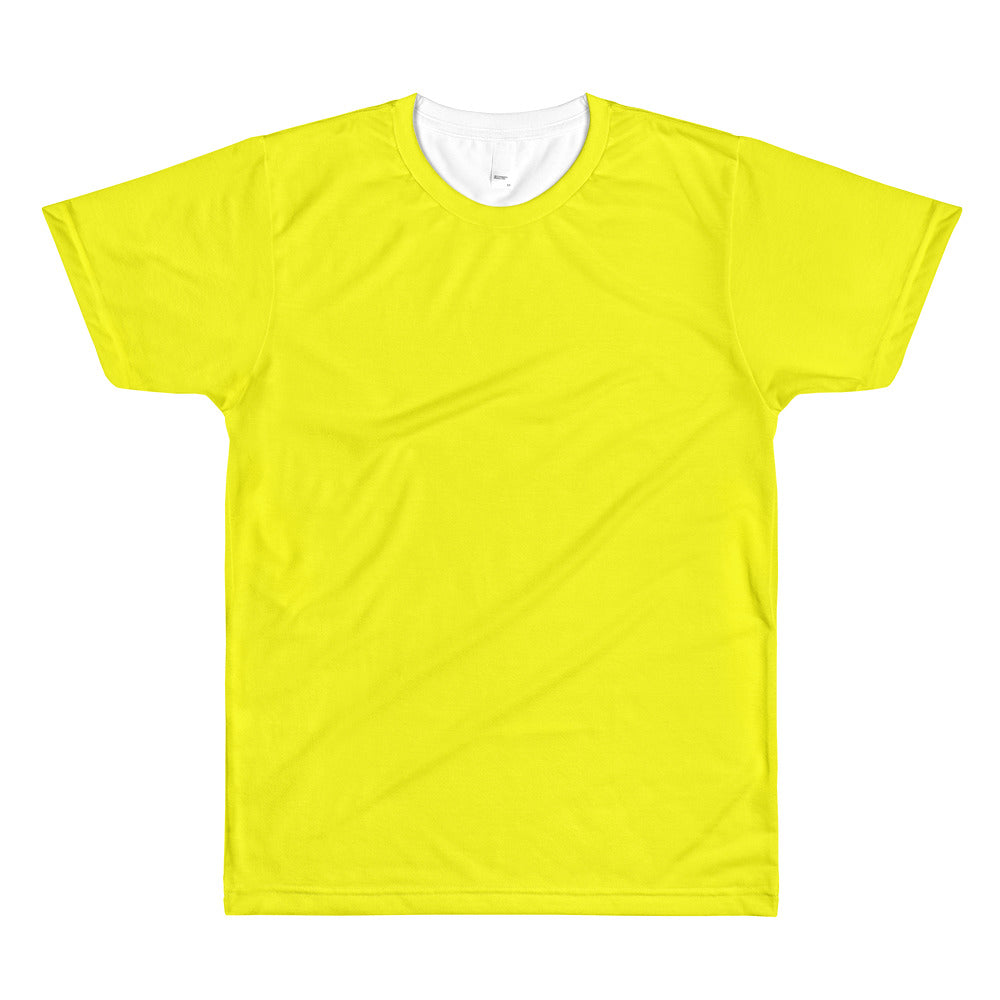 Yellow men’s crewneck t-shirt