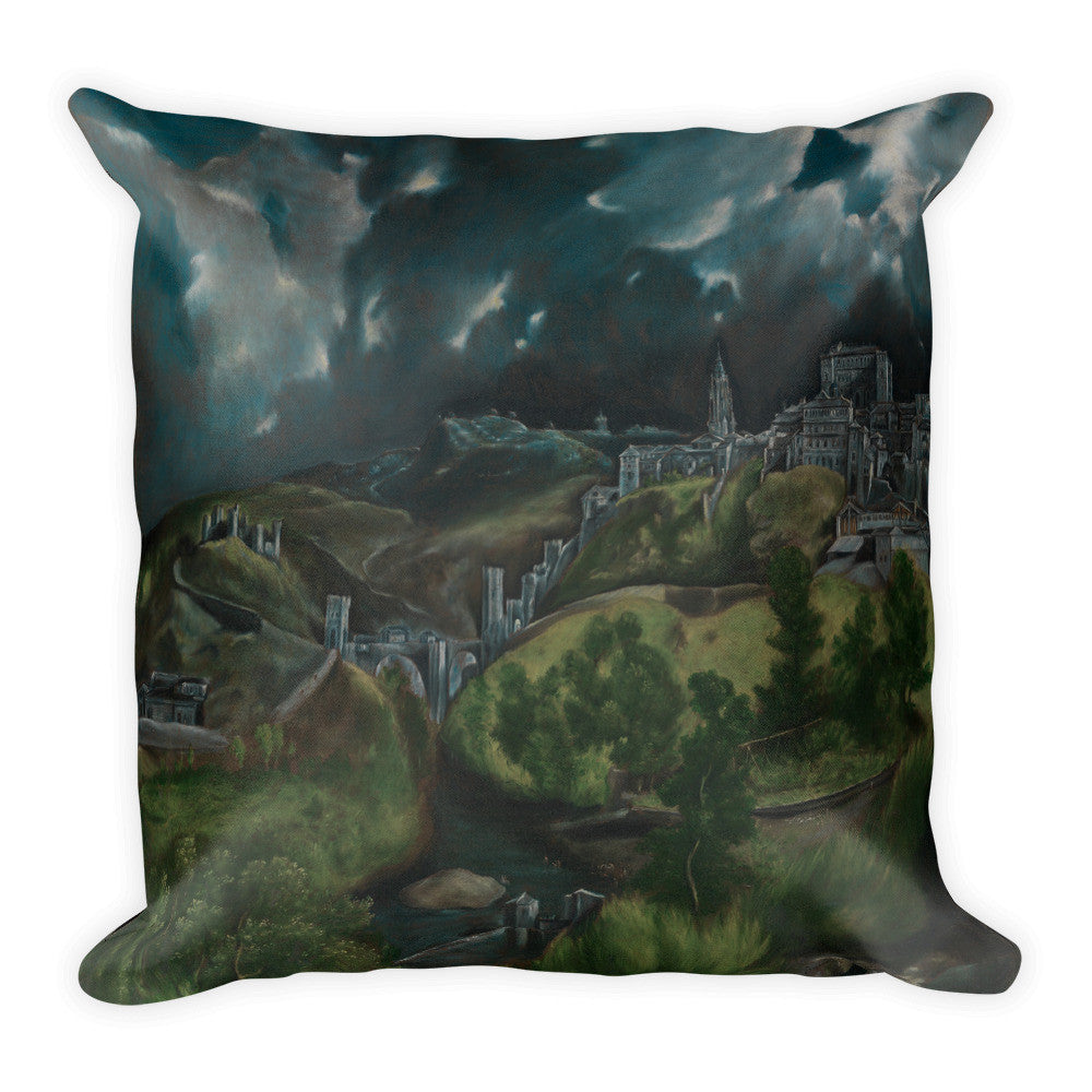 View of Toledo Pillow