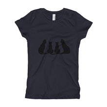 Girl's T-Shirt - Black Cats