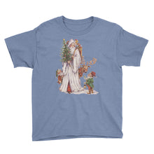 Vintage Father Christmas Youth Short Sleeve T-Shirt