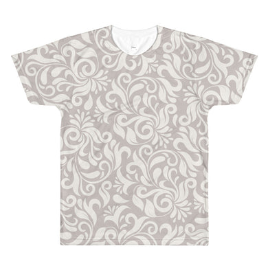 Flower Pattern Sublimation men’s crewneck t-shirt