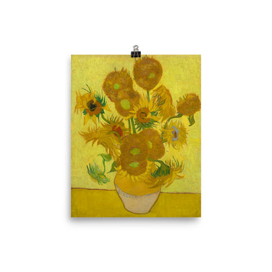 Van Gogh Sunflowers poster