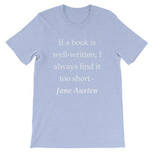 If a book is well-written t-shirt
