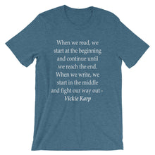 When we write t-shirt