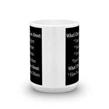 What I Care About Mug