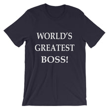 World's Greatest Boss t-shirt