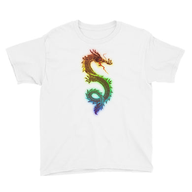 Rainbow Dragon Youth Short Sleeve T-Shirt