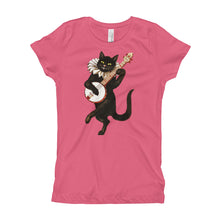 Girl's T-Shirt - Banjo Cat